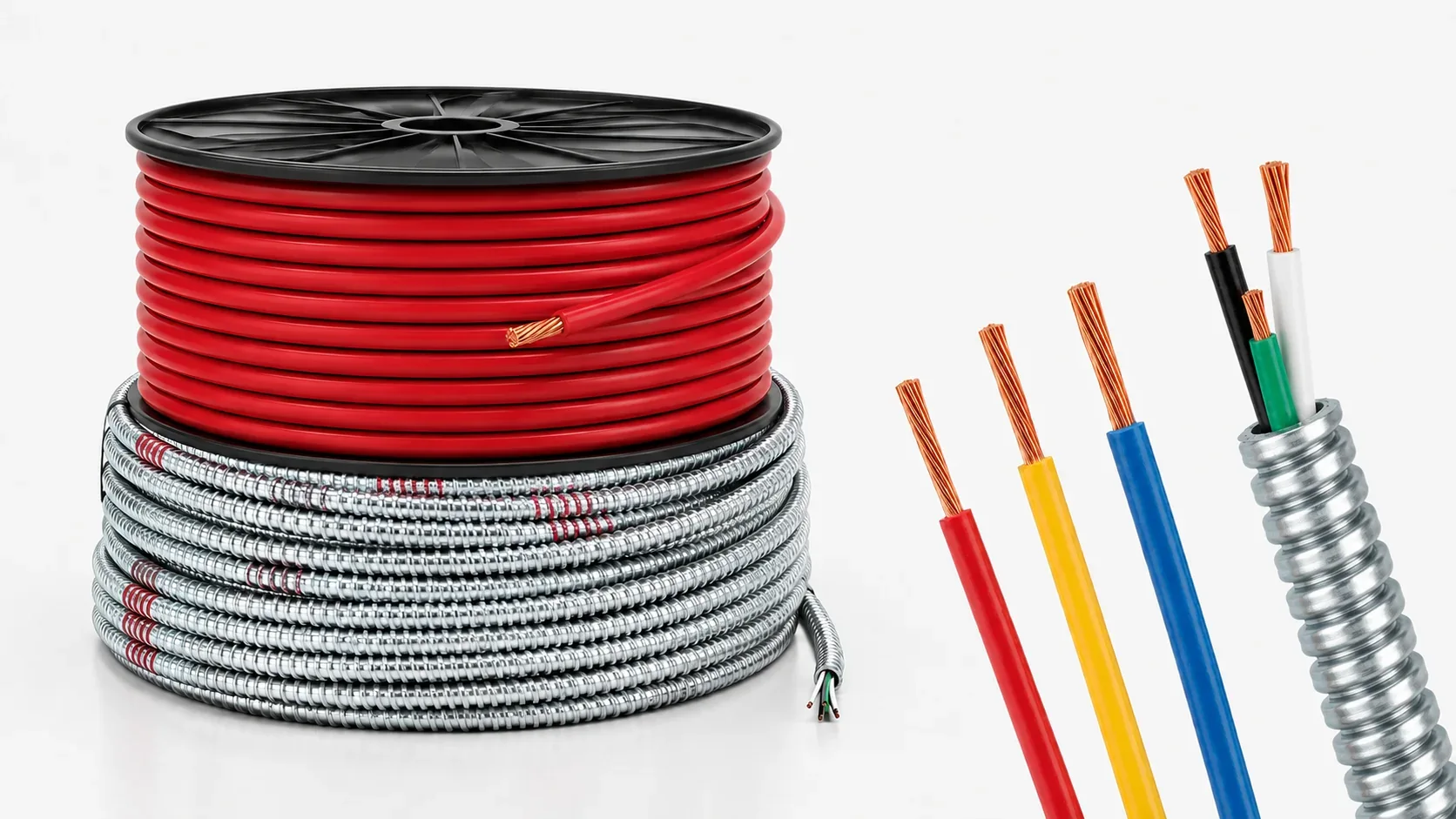 THHN building wire and metal-clad MC cable for North American wiring systems